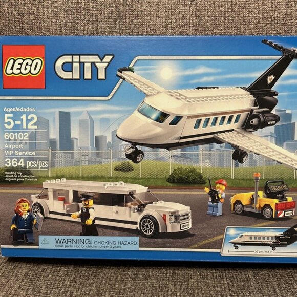 FACTORY SEALED Lego City Airport VIP Service 60102 NIB New in Box Never Opened! - Picture 1 of 4